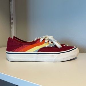 Rainbow Stripe Vans